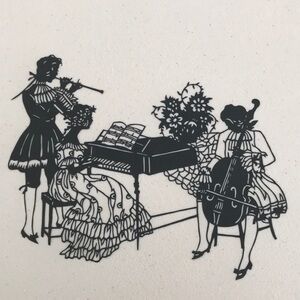 💖 Handmade PaperCut Silhouette Scherenschn…